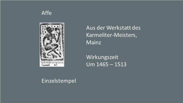 Affe, Mainz, Karmeliter-Meister